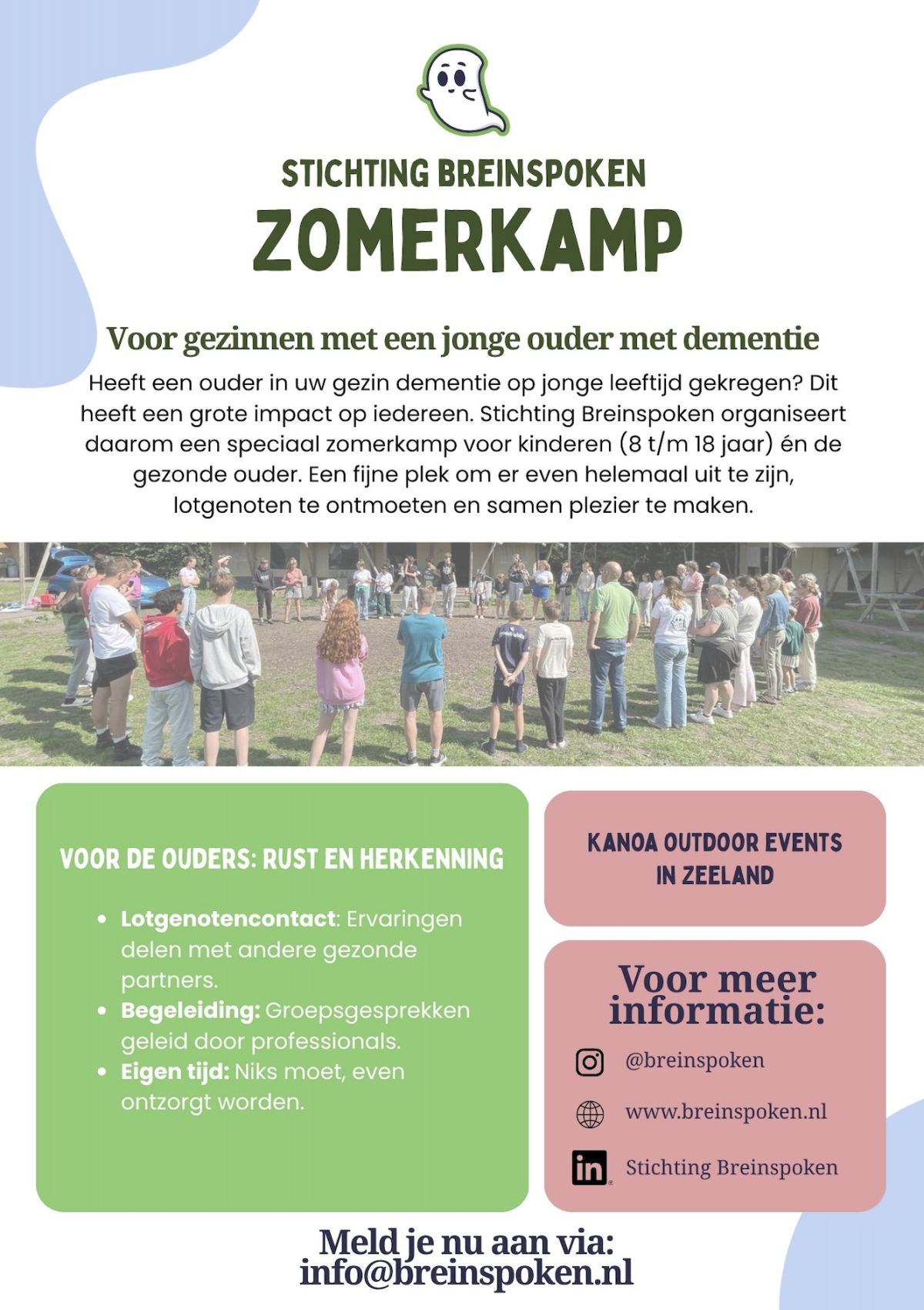 Flyer breinspoken kamp